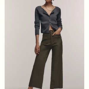 The Colette Magic Fabric Crop Wide-Leg Pants by Maeve